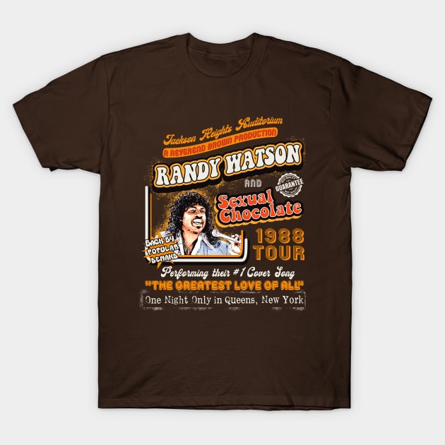 Randy Watson Sexual Chocolate Concert Poster Randy Watson Sexual Chocolate T Shirt TeePublic